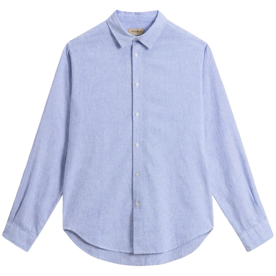 Camicia in misto cotone e lino da uomo Woolrich | CFWOSI201531203